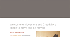 Desktop Screenshot of movementandcreativity.com